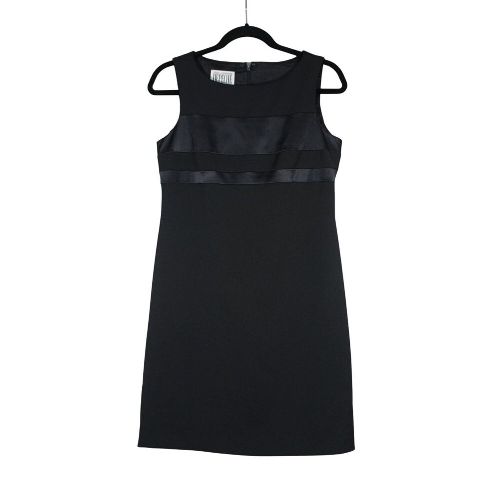 Yves Cossette Depeche mode women's‎ sleeveless little black sheath dress 6P